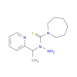 N-(1-PYRIDIN-2-YLETHYL)AZEPANE-1-CARBOTHIOHYDRAZIDE