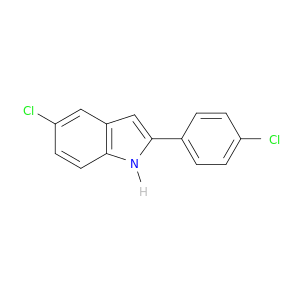 1H-Indole, 5-chloro-2-(4-chlorophenyl)-