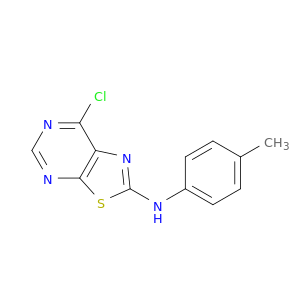 7-氯-N-(对甲苯基)噻唑并[5,4-d]嘧啶-2-胺