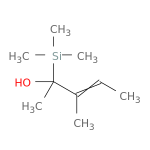 3-Penten-2-ol, 3-methyl-2-(trimethylsilyl)-