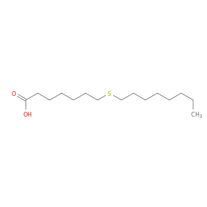 Heptanoic acid, 7-(octylthio)-