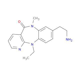 8-AMINOETHYL-N11-ETHYL-N6-METHYL-6,11-DIHYDRO-5H-PYRIDO[2,3-B][1,5]BENZODIAZEPIN-5-ONE