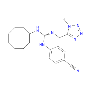 Guanidine, N-(4-cyanophenyl)-N'-cyclooctyl-N''-(1H-tetrazol-5-ylmethyl)-