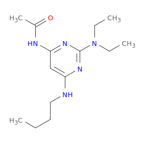 Acetamide, N-[6-(butylamino)-2-(diethylamino)-4-pyrimidinyl]-