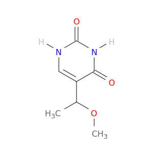 2,4(1H,3H)-Pyrimidinedione, 5-(1-methoxyethyl)-