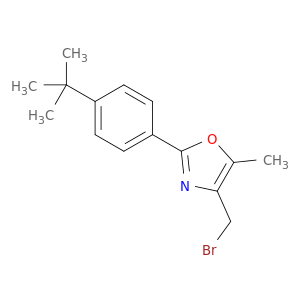 Oxazole, 4-(bromomethyl)-2-[4-(1,1-dimethylethyl)phenyl]-5-methyl-