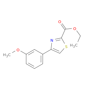 4-(3-甲氧基苯基)噻唑-2-甲酸乙酯
