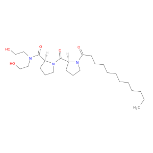 L-Prolinamide, 1-(1-oxododecyl)-L-prolyl-N,N-bis(2-hydroxyethyl)-