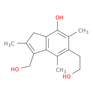 1H-Indene-5-ethanol, 7-hydroxy-3-(hydroxymethyl)-2,4,6-trimethyl-