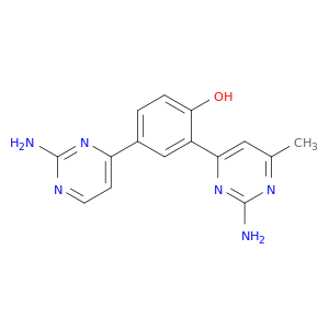 Phenol, 2-(2-amino-6-methyl-4-pyrimidinyl)-4-(2-amino-4-pyrimidinyl)-
