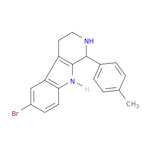 1H-Pyrido[3,4-b]indole, 6-bromo-2,3,4,9-tetrahydro-1-(4-methylphenyl)-