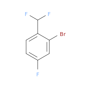 2-溴-4-氟二氟甲基苯