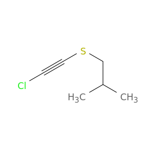 Propane, 1-[(chloroethynyl)thio]-2-methyl-