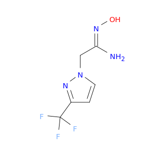 (Z)-N'-Hydroxy-2-(3-(trifluoromethyl)-1H-pyrazol-1-yl)acetimidamide