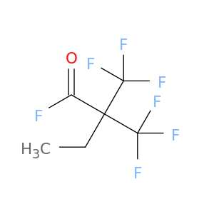 Butanoyl fluoride,2,2-bis(trifluoromethyl)-