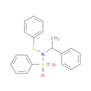 Benzenesulfonamide, N-(1-phenylethyl)-N-(phenylthio)-
