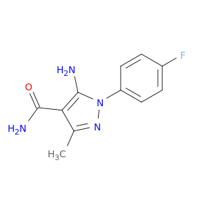 5-Amino-1-(4-fluorophenyl)-3-methyl-1H-pyrazole-4-carboxamide