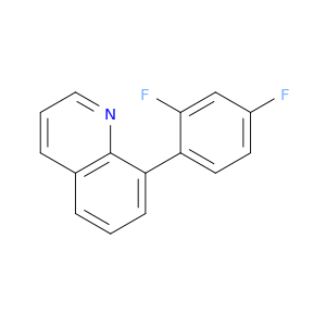 Quinoline, 8-(2,4-difluorophenyl)-