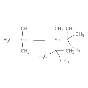 Germane, [[bis(1,1-dimethylethyl)methylstannyl]ethynyl]trimethyl-