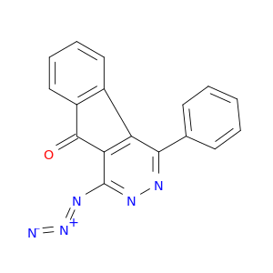 9H-Indeno[1,2-d]pyridazin-9-one, 1-azido-4-phenyl-
