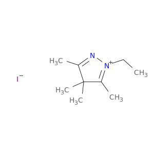 4H-Pyrazolium, 1-ethyl-3,4,4,5-tetramethyl-, iodide