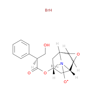 苯甲酸,α-(羟甲基)-,(1α,2β,4β,5α,7β)-9-甲基-9-氧基-3-oxa-9-Azatricclo[3.3.1.02,4]非7-基酯,氢溴酸盐(1：1),(αs)-