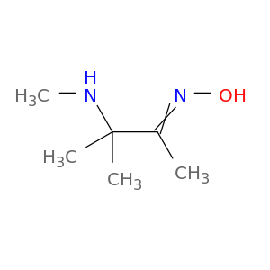 2-Butanone, 3-methyl-3-(methylamino)-, oxime