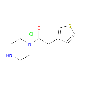 1-(1-哌嗪基)-2-(3-噻吩基)乙酮盐酸盐