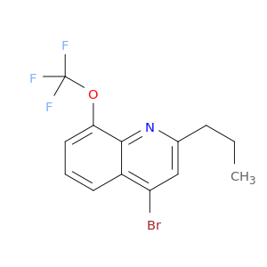 4-Bromo-2-propyl-8-trifluoromethoxyquinoline