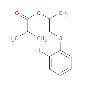 1-(2-chlorophenoxy)propan-2-yl 2-methylpropanoate