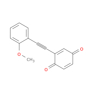 2,5-Cyclohexadiene-1,4-dione, 2-[(methoxyphenyl)ethynyl]-