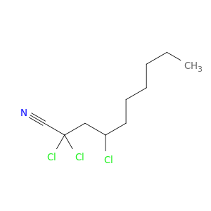 Decanenitrile, 2,2,4-trichloro-