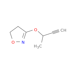 Isoxazole, 4,5-dihydro-3-[(1-methyl-2-propynyl)oxy]-