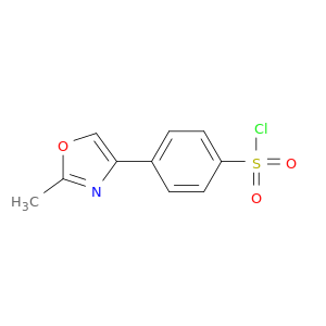 4-(2-Methyl-1,3-oxazol-4-yl)benzene-1-sulfonyl Chloride