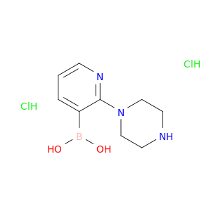 2-Piperazinopyridine-3-boronic acid DiHCl