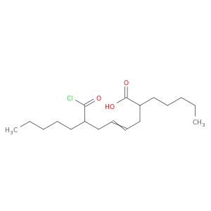 4-Dodecenoic acid, 7-(chlorocarbonyl)-2-pentyl-