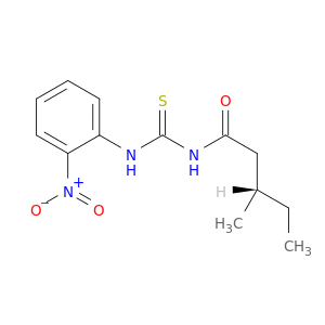 Pentanamide, 3-methyl-N-[[(2-nitrophenyl)amino]thioxomethyl]-, (S)-
