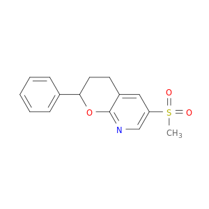 2H-Pyrano[2,3-b]pyridine,3,4-dihydro-6-(methylsulfonyl)-2-phenyl-