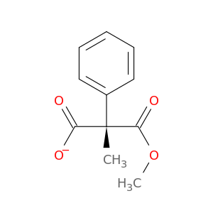 Propanedioic acid, methylphenyl-, monomethyl ester, (S)-