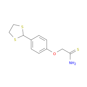 Ethanethioamide,2-[4-(1,3-dithiolan-2-yl)phenoxy]-