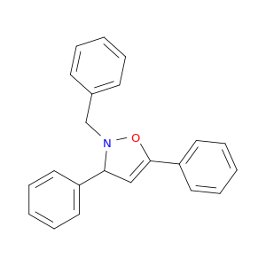 Isoxazole, 2,3-dihydro-3,5-diphenyl-2-(phenylmethyl)-