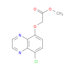 Acetic acid, [(8-chloro-5-quinoxalinyl)oxy]-, methyl ester