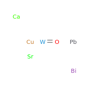 Bismuth calcium copper lead strontium tungsten oxide