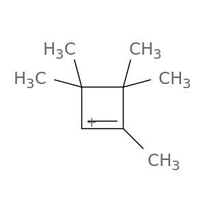 Cyclobutenylium, pentamethyl-