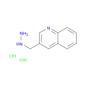 3-(hydrazinylmethyl)quinoline dihydrochloride