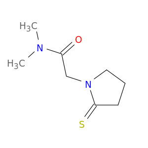 1-Pyrrolidineacetamide, N,N-dimethyl-2-thioxo-
