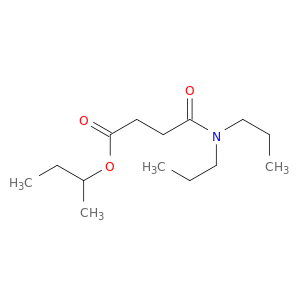 Butanoic acid,4-(dipropylamino)-4-oxo-, 1-methylpropyl ester
