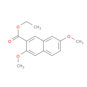 2-Naphthalenecarboxylic acid, 3,7-dimethoxy-, ethyl ester