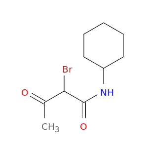 Butanamide, 2-bromo-N-cyclohexyl-3-oxo-