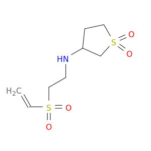 3-Thiophenamine, N-[2-(ethenylsulfonyl)ethyl]tetrahydro-, 1,1-dioxide